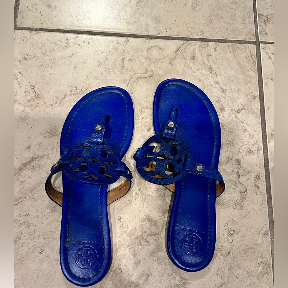 Tory Burch Blue Sandals